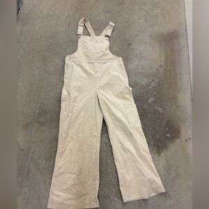 Livom corduroy cargo Women's Cream Overalls
